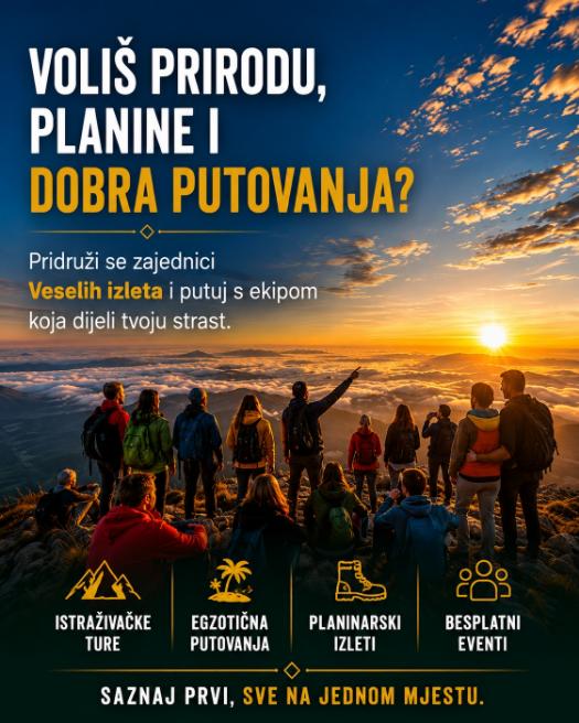 veseli izleti whatsapp zajednica planinarenje