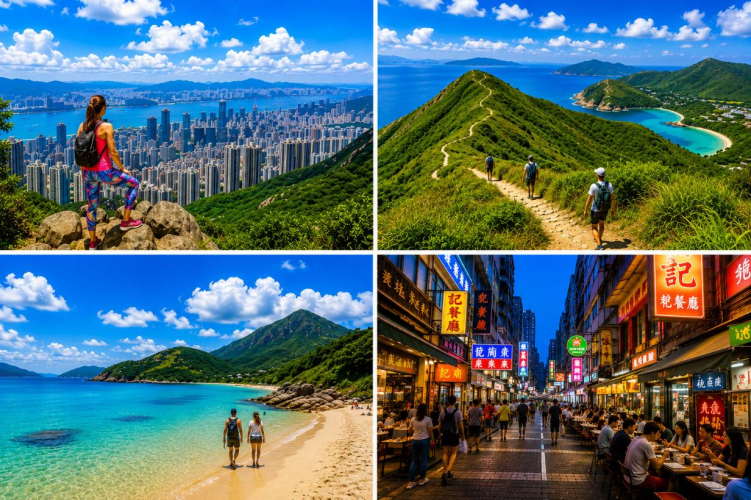 Planinarenje u Hong Kongu – planinski grebeni iznad grada i mora, pješčane plaže i večernji život Hong Konga